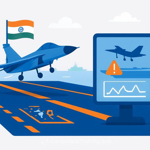 Indian Navy validates AI system that detects flight deck debris in real time aboard aircraft carrier