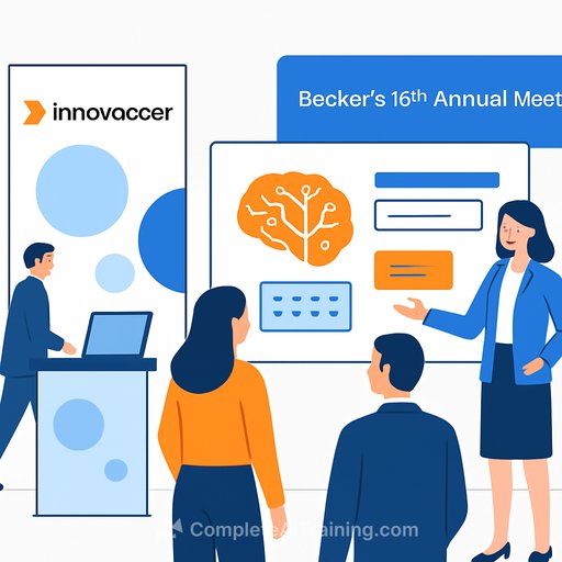 Innovaccer exhibits health AI platform at Becker's 16th Annual Meeting