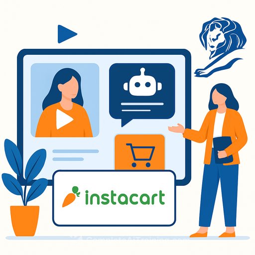 Instacart debuts ad studio and immersive video feed at Cannes Lions, plans AI-powered shopping assistant ads
