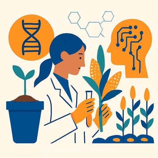 Integrating Biotechnology and Artificial Intelligence to Advance Sustainable Crop Improvement