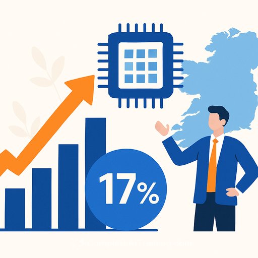 Intel shares rise 17% after company agrees to buy back 49% stake in Irish chip facility for $14.2 billion