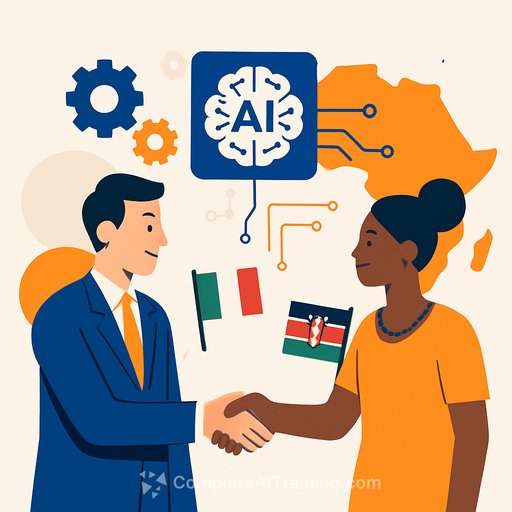 Italy and Kenya Forge AI Alliance to Drive Africa’s Digital Transformation