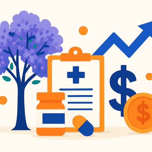 Jacarandas, Co-payments and the Rising Cost of Staying Alive