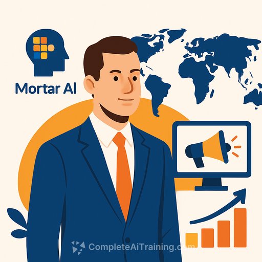 James Zipeure appointed Group CEO to lead Mortar AI’s global expansion and marketing innovation