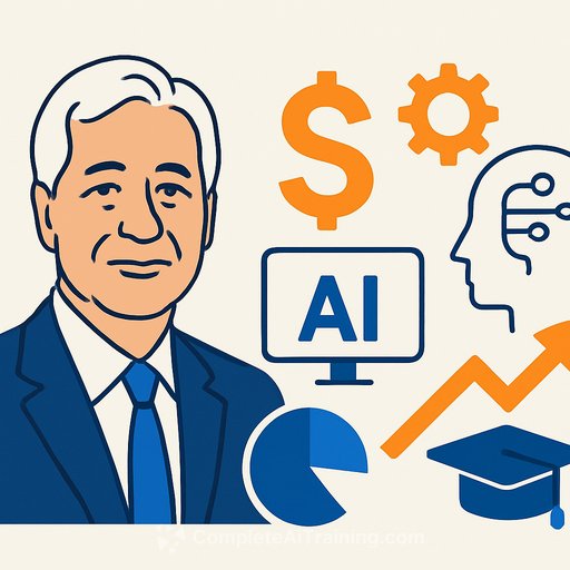 Jamie Dimon's AI playbook at JPMorgan: $2B a year, 60% using AI, and a promise to reskill