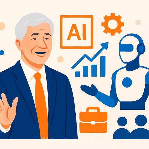 Jamie Dimon says AI creates new jobs and urges companies to reskill workers