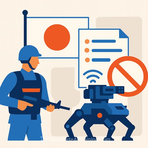 Japan Sets Strict AI Defense Guidelines to Ban High-Risk Autonomous Weapons