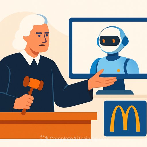 Judge orders McDonald's class action parties to explore AI use