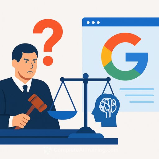 Judge questions Google's AI content deal as antitrust case moves forward