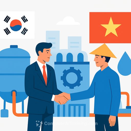 K-water exports AI water treatment technology to Vietnam in first overseas deal