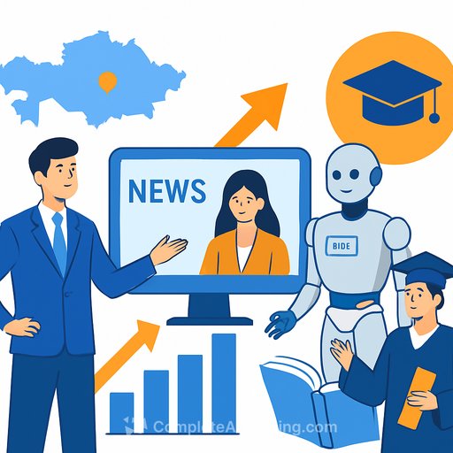 Kazakh media salaries outpace national average as AI streamlines tasks but university degrees remain essential