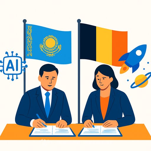 Kazakhstan and Belgium sign agreements on AI, science and space technologies