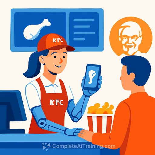 KFC's next-generation concept bets on digital-human hybrid service