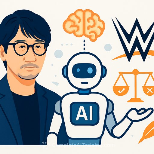 Kojima to WWE: AI Co-Creation, Ethical Fault Lines, and the Future of Storytelling