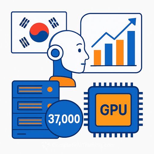 Korea aims for a top-10 AI model by 2026-open source, 37,000 GPUs, six supercomputers