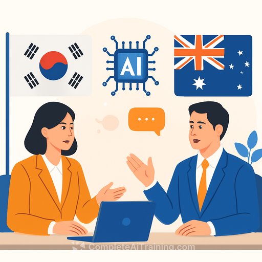 Korea and Australia meet to discuss AI education and Korean language programs