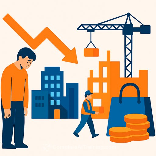 Korea’s Economic Growth Stalls as Construction Slump Overwhelms Domestic Spending Gains