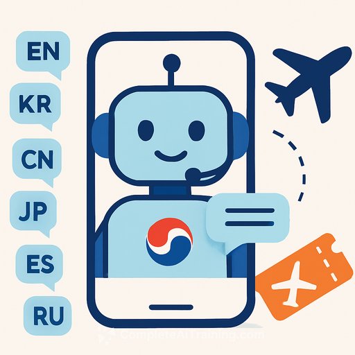 Korean Air's 13-Language AI Chatbot Takes Off, With Ticketing and Agent Assist on the Way