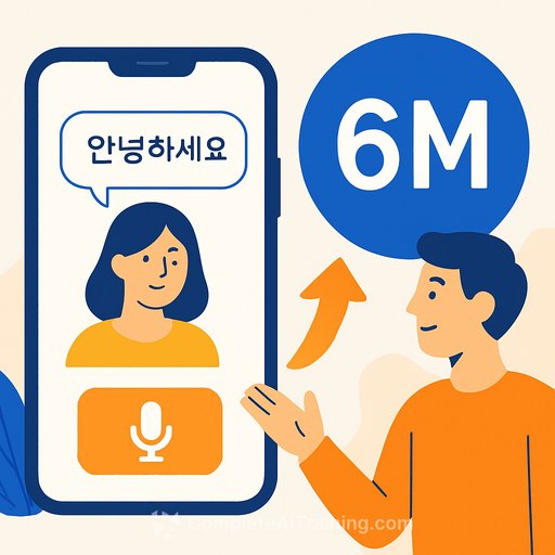 Korean language app Teuida surpasses 6 million downloads with AI-driven conversation simulations