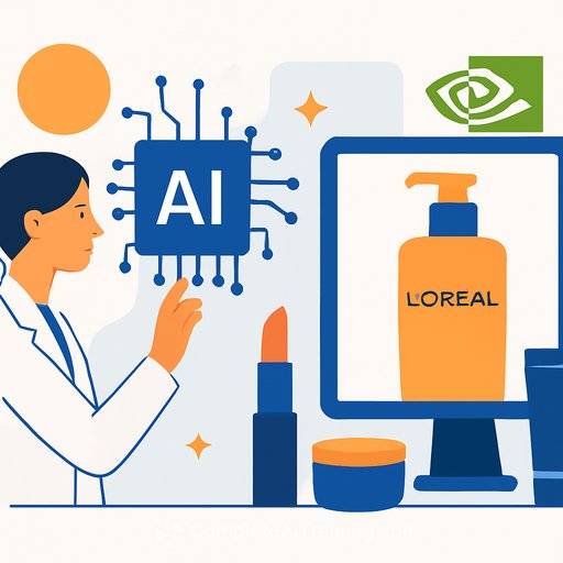 L'Oréal expands AI partnership with NVIDIA to speed up beauty formula development