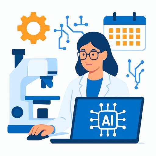 Laboratory managers integrate artificial intelligence into daily workflows for equipment maintenance and scheduling.