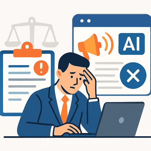 Law firms face professional responsibility gaps as AI-generated marketing content goes unreviewed