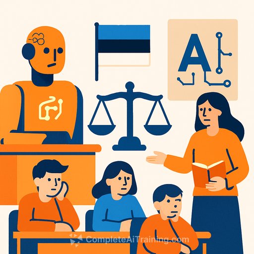Legal Hurdles and Low Enthusiasm Stall AI Adoption in Estonian Schools