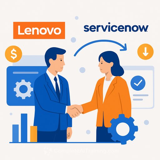 Lenovo and ServiceNow expand partnership to automate enterprise IT workflows and cut support costs