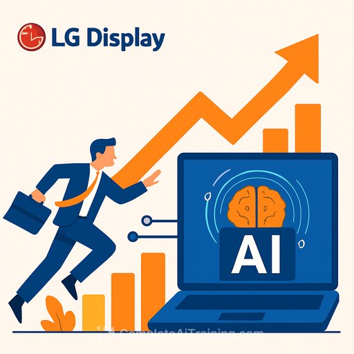 LG Display Accelerates AI Transformation to Boost Productivity and Profitability