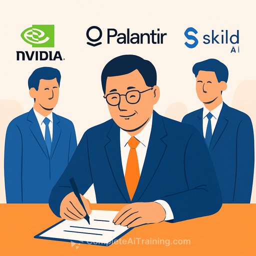 LG Group chairman signs AI cooperation deals with Nvidia, Palantir, Skild AI
