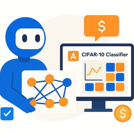 LLM agent builds a CIFAR-10 classifier for a reported $0.0085 in tokens