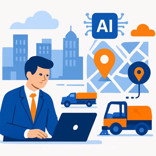 Local governments use AI and real-time tracking to manage city fleets and equipment