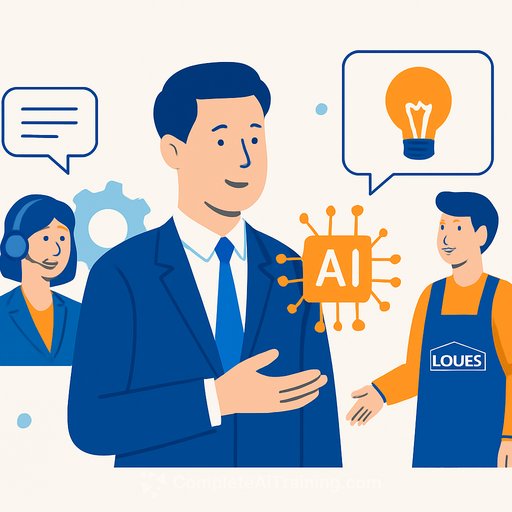 Lowe's CEO credits AI as Mylow boosts customer service and fast-tracks new associate know-how