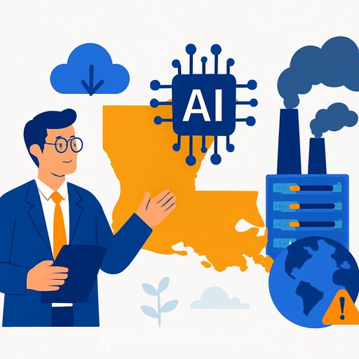 LSU professor highlights AI benefits and environmental risks as data centers head to Louisiana