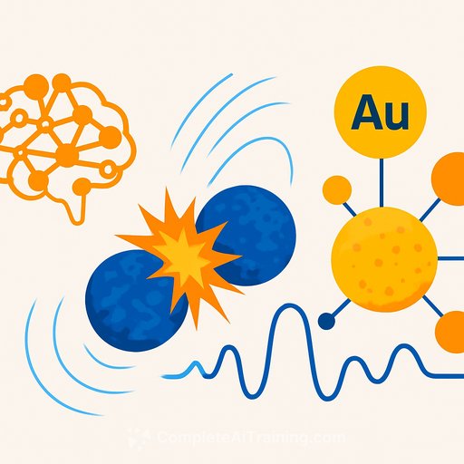 Machine learning simulation traces the origin of gold and other heavy elements in neutron star mergers