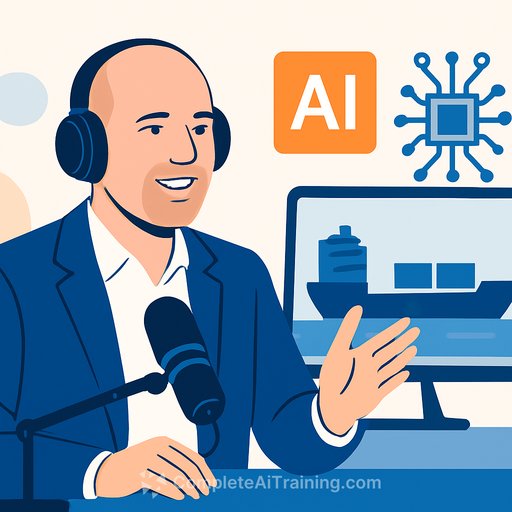 Marcura CEO Henrik Hyldahn discusses AI tools for shipping operations in podcast interview