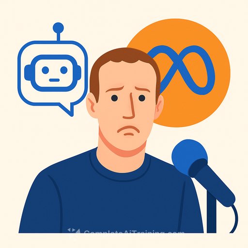 Mark Zuckerberg acknowledges Meta's AI agent rollout hasn't met expectations
