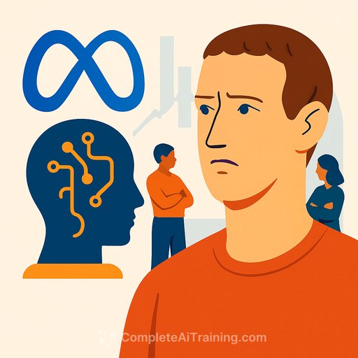 Mark Zuckerberg Restructures Meta’s AI Division Amid Internal Tensions