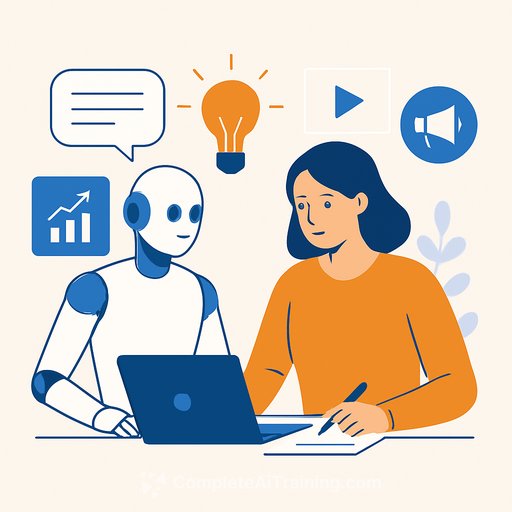 Marketing leaders say AI handles repetitive production tasks but cannot replace human creative judgment