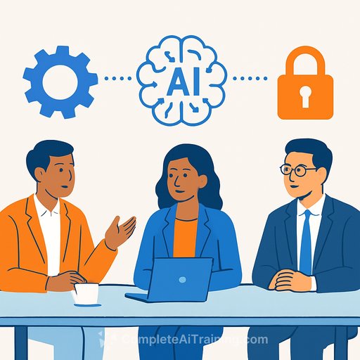 Marketing panelists discuss using AI to enhance human expertise and protect confidential data