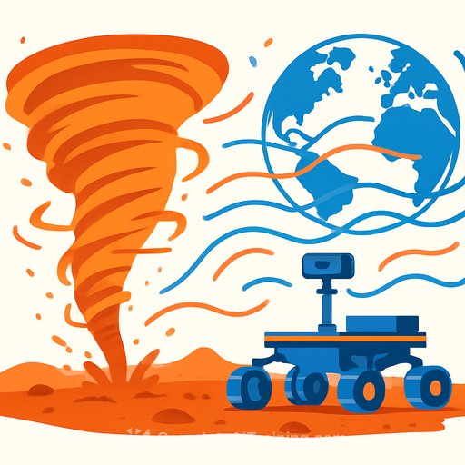 Mars Dust Devils Hit 160 km/h as Deep Learning Maps Global Winds