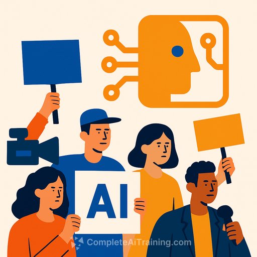 Media and Creative Workers Demand AI Transparency and Stronger Protections