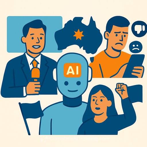 Media Cheers, Socials Jeer: Australia's 2025 AI Reputation Gap and Union Surge