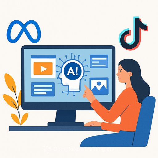Meta and TikTok expand artificial intelligence use for ad creation and content moderation
