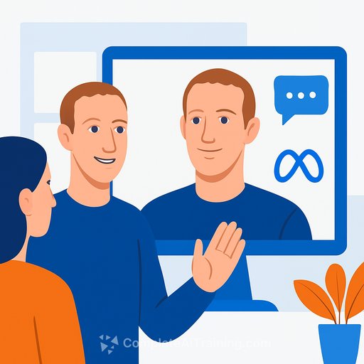 Meta builds AI version of Mark Zuckerberg to interact with employees internally