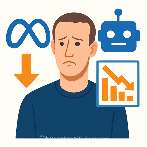 Meta CEO Mark Zuckerberg says AI agents progress slower than expected as restructuring falls short