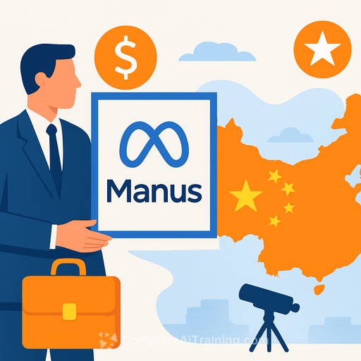 Meta's $2 Billion Manus Acquisition Faces Beijing Review Over Export Controls