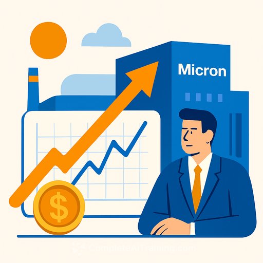 Micron posts record sales as stock nearly triples, eyes $100B Central New York megafab