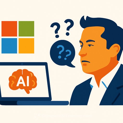 Microsoft Adds Elon Musk’s Grok AI Despite Skepticism Over Bias and Credibility