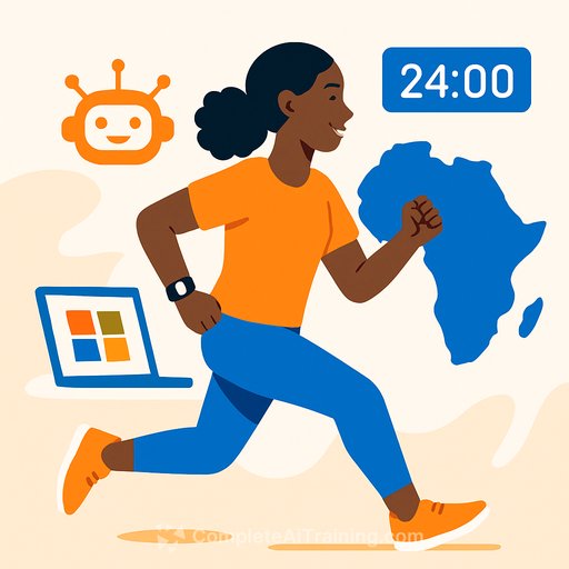 Microsoft AI Leader Oyinbooke Attempts 24-Hour World Record to Showcase Africa’s Tech Potential
